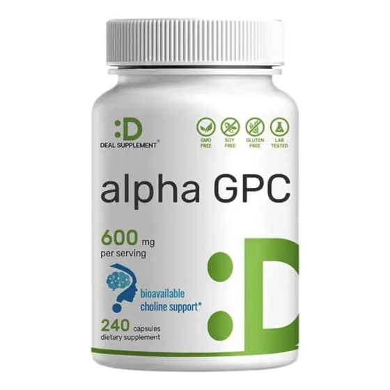 Suplemento Deal Alpha Gpc 600 Mg Por Porción, 240