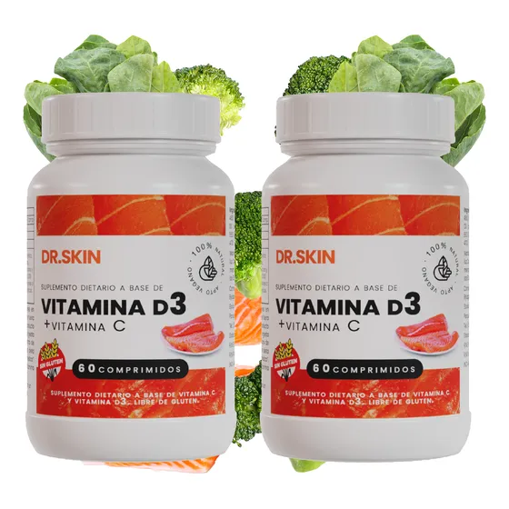 Vitamina D3 100mcg 4000 Ui Dr Skin 120 Comp Sin Tacc 