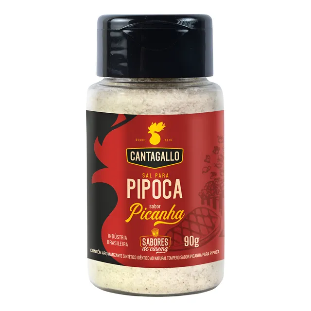 Sal Para Pipoca Sabor Picanha Cantagallo 90g