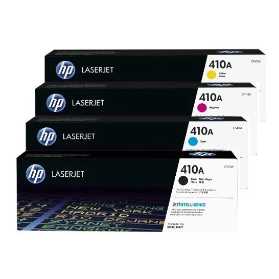 Kit 4 Toners Hp 410a Cf410a-411a-412a-413a