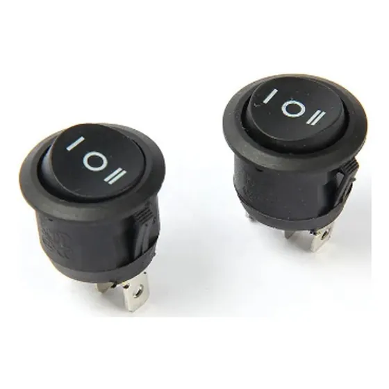 Interruptor Switch Circular Basculante Led 10a 3 Posiciones