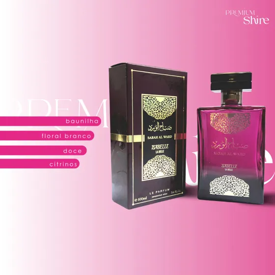 Sabah Al Ward 100ml  Perfume Romântico E Duradouro Isabelle La Belle