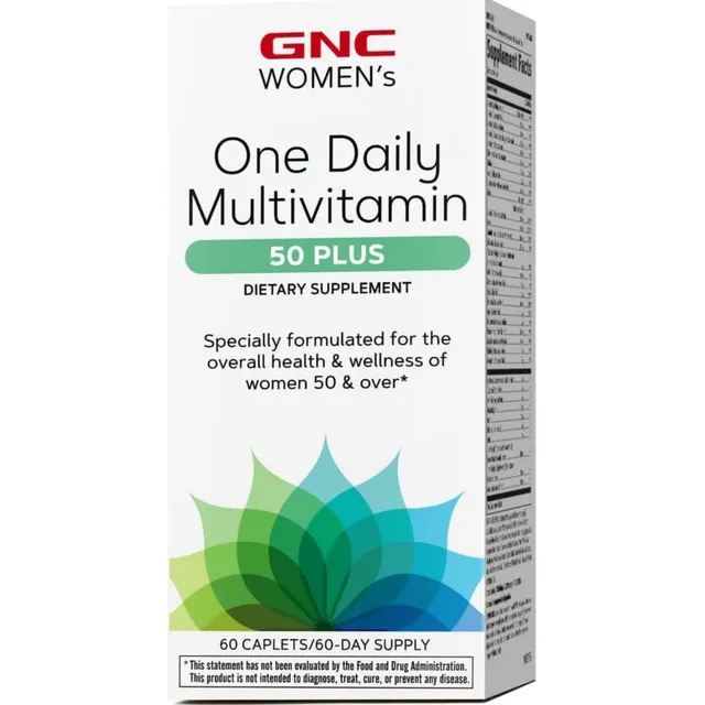 Gnc One Daily 50 Plus Multivitamina 60 Comprimidos Vegano