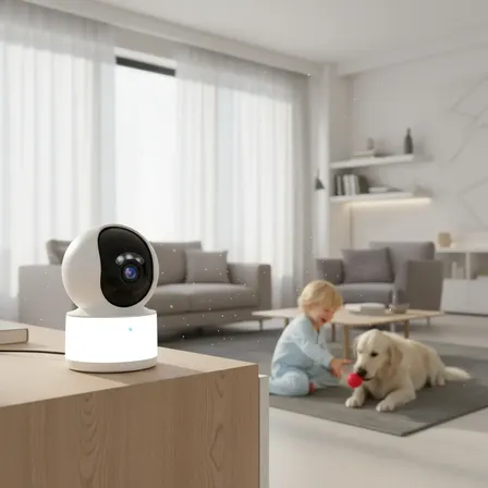 Câmera De Segurança Sightsys SHM-MY611EM Ip Wifi 3mp Com Visão Noturna E Áudio Bidirecional Branco