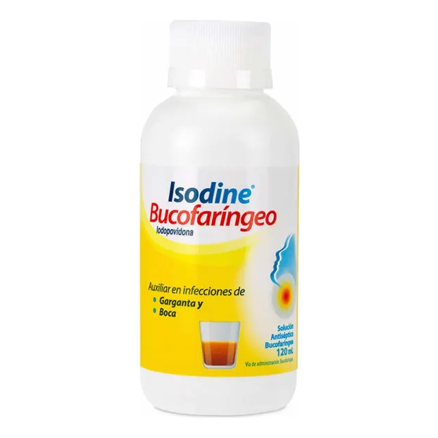 Solución Antiséptica Isodine Bucofaringeo De 120ml