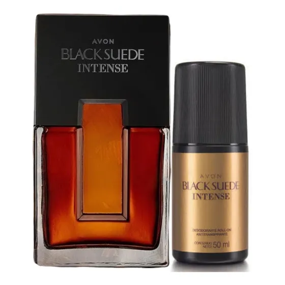 Avon Black Suede Intense Eau De Toilette Para Hombre 100 Ml
