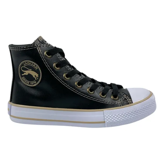 Zapatillas Botita Cuero Vinílico Unisex Mujer Hombre Jaguar