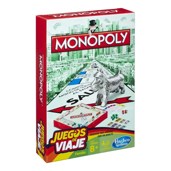 Juego De Mesa Monopolio Monopoly Viaje Clasico Español
