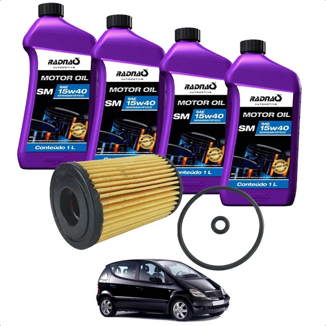 Kit Revisão Troca Oleo Radnaq 15w40 Classe A 190 160 1.9 1.6