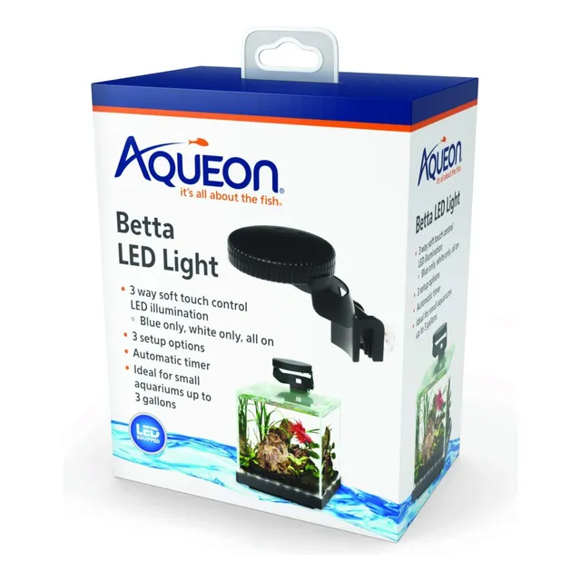 Aqueon Mini Lampara Led Con Base 3 Led A Baterias 