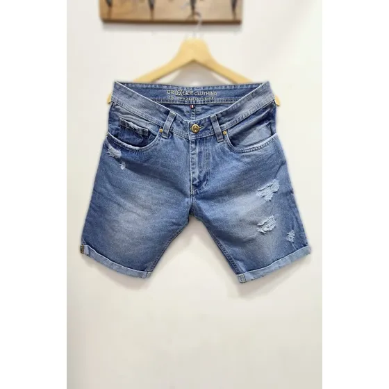 Bermuda Jean Crixler 4189 Hombre Adulto Tiro Medio