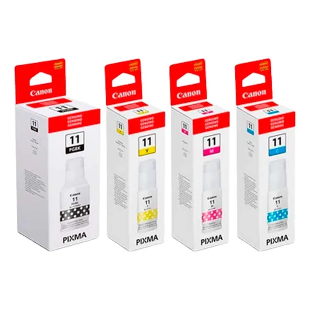 Pack Tinta Canon Pixma Original Serie Gi-11 G2160 G3160