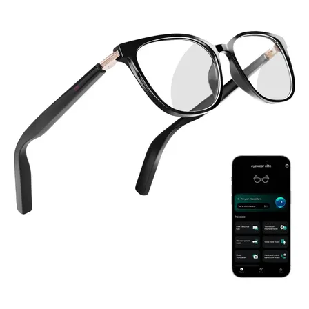 Óculos Inteligentes Ai Traduções 164 Idiomas Bluetooth Ip67