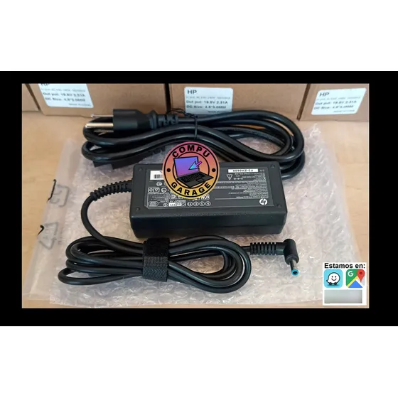 Cargador Original Laptop Hp Punta Azul 45w