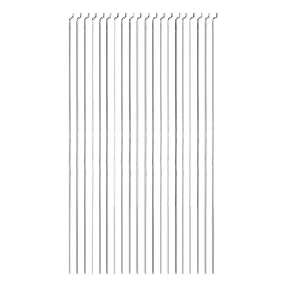 Varillas De Acero 1,5 Mm X 300 Mm Para Aeronaves Rc Y Barcos