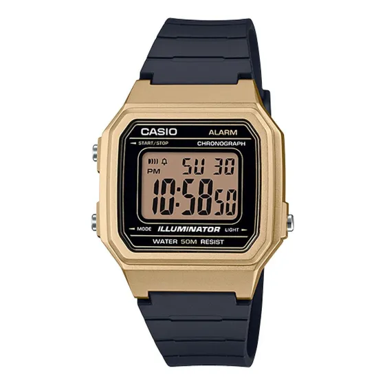 Reloj Casio W217hm-9avdf Cuarzo Unisex Color de la correa Negro