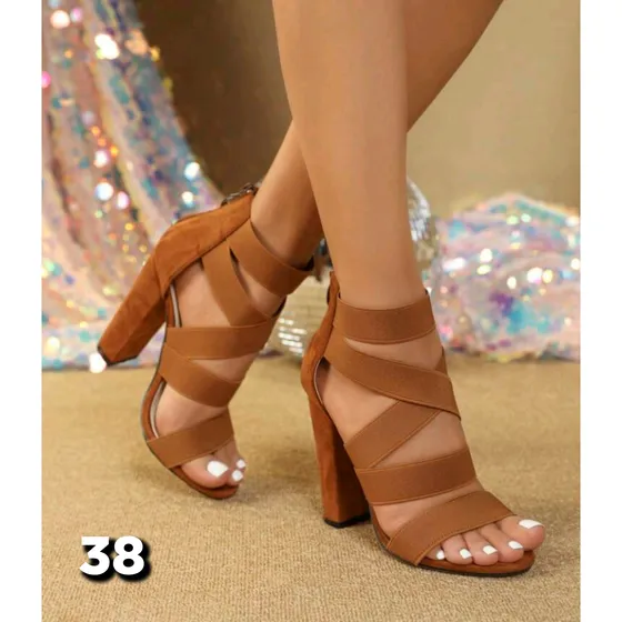 Sandalias Shein De Tacón