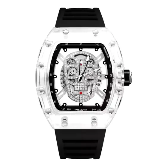Relógio Masculino Luxo Original Import. Caveira Estilo R. M.