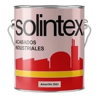 Pintura Trafico Señalamiento Amarillo 3553 Galon Solintex