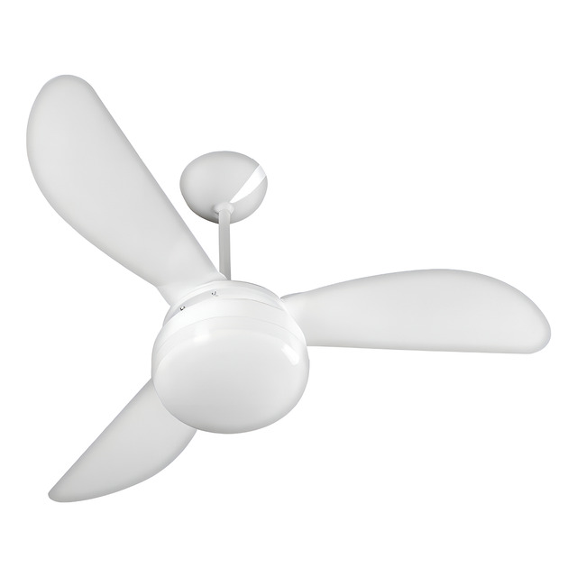 Ventilador De Teto Ventisol Fênix E-27 Branco 130w Com 3 Pás De Plástico, 960 Mm De Diâmet...
