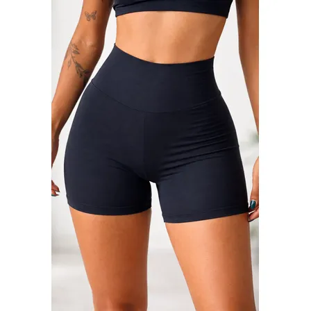 Bermuda De Lycra  Feminino Academia Treino C/ Cós E  Com Cós