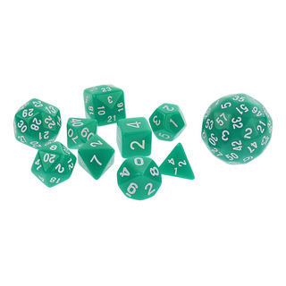 Dados De Jogos De Tabuleiro Rpg Verde Dados De Jogos De Tabuleiro Rpg Verde
