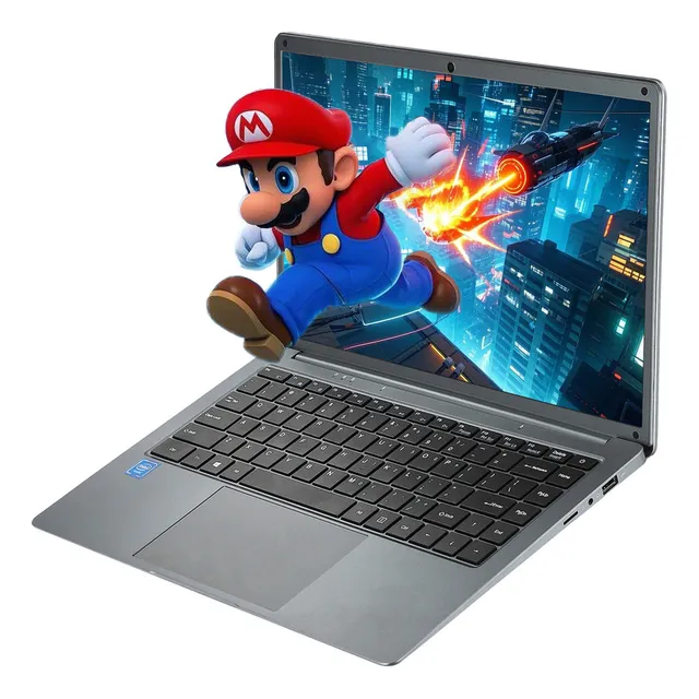 Portátil Intel Celeron, Intel Uhd Graphics 600, Gris Espacia