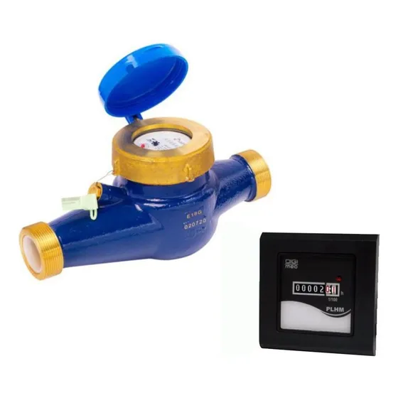 Kit 1 Horimetro 220v + Hidrômetro Dn25 Para Poço Artesiano