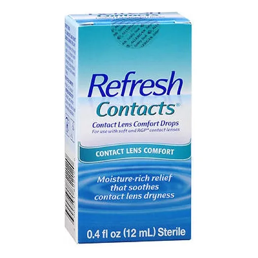Gotas Refresh Para Lentes De Contacto 12 Ml (6 Piezas)