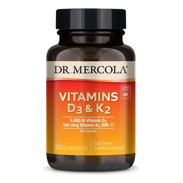 Vitamina D3 + K2 30 Capsulas Dr Mercola
