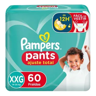 Fraldas DescartĂĄveis Infantil Pants Tamanho Xxg Pacote Com 60 Unidades De 14 A 23kg Pampers Fraldas DescartĂĄveis Infantil Pants Tamanho Xxg Pacote Com 60 Unidades De 14 A 23kg Pampers