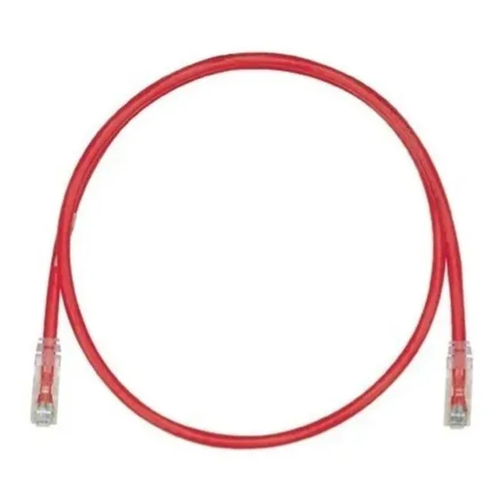 Patch Cord Panduit Utpsp7rdy 7ft 2,13m Cat 6 Cable Red Ori