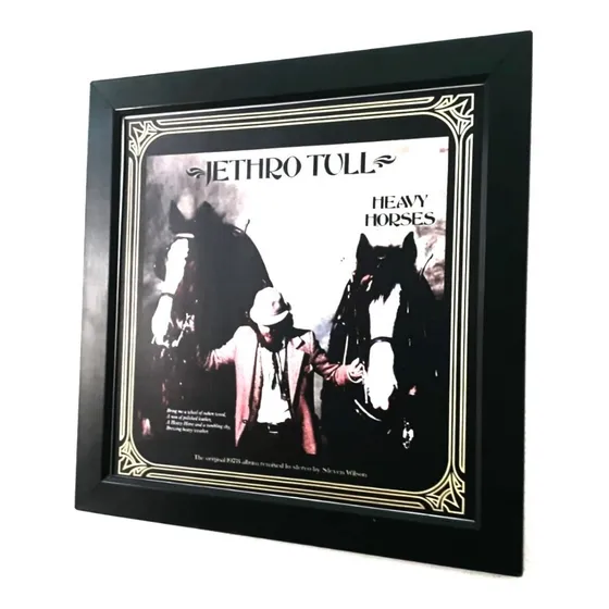 Quadro Jethro Tull Heavy Horses Capa Disco Lp E Cd Premium