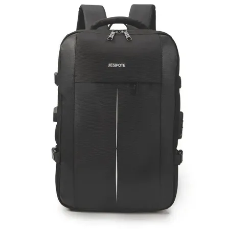 Mochila Expansível para Notebook com Senha e USB