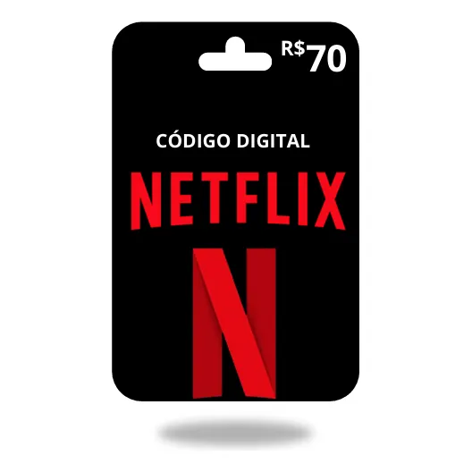Gift Card Netflix R$ 70 - Cód. Cartão-presente