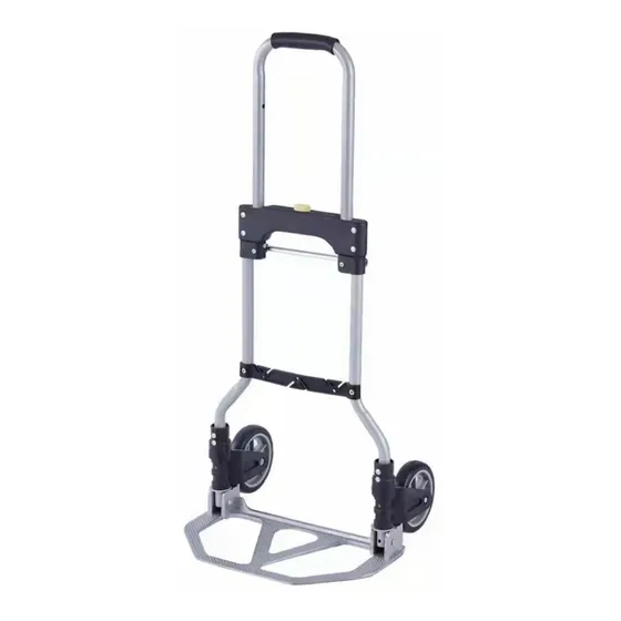 Carro Plegable De Carga Aluminio Tipo Yegua 80 Kilos Maximo Negro