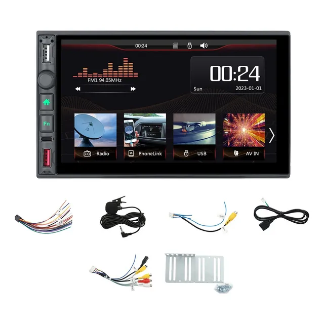 P Reproductor Vídeo Mp5 Universal 2din Para Coche 7 PuLG