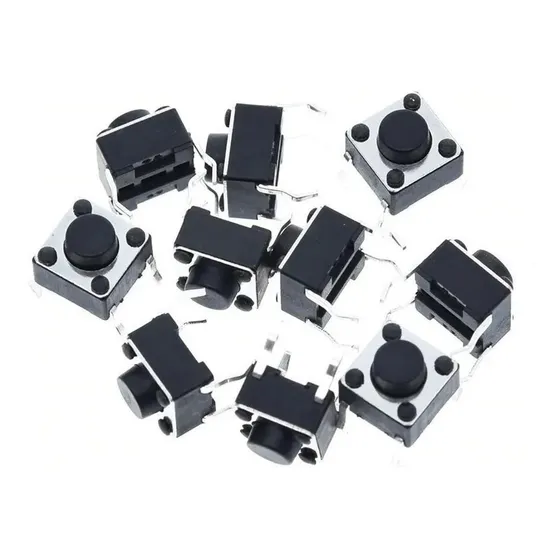 Pulsador Switch Botón 6x6x5mm 30 Unidades Arduino Raspberry
