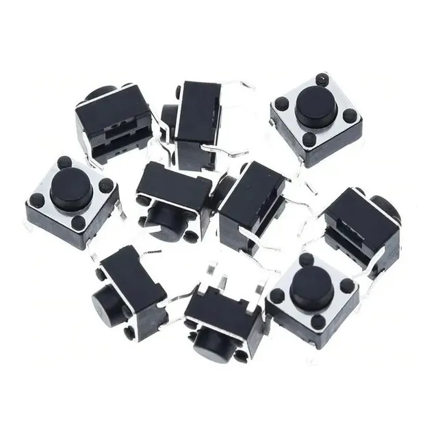 Pulsador Switch Botón 6x6x5mm 30 Unidades Arduino Raspberry
