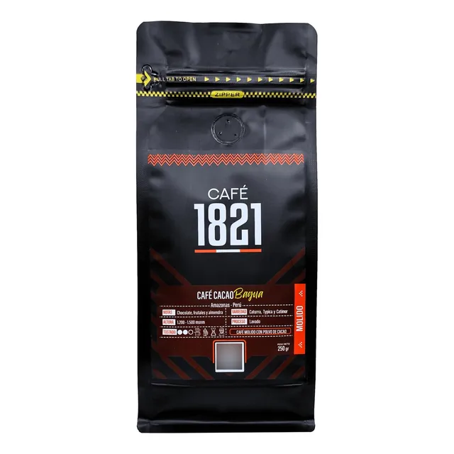 Café Molido Cacao Tostado Medio Amazonas 250g