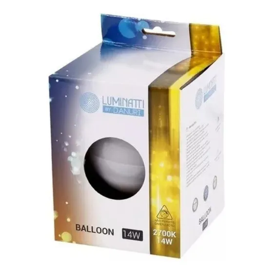 Lâmpada Led Balloon Globo 14w 4000k Branco Neutro 7 Unidade