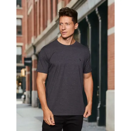 Camiseta Paris Masculino Reserva Preto Liso Gg