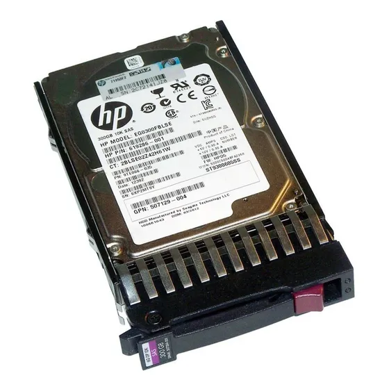 Disco Duro Hp 300gb Sas 6gbps 10k Servidor Hp Proliant 