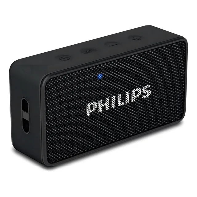 Parlante Portatil Bt Philips Bt60 Microfono 3w 6h Aux Fm Mp3
