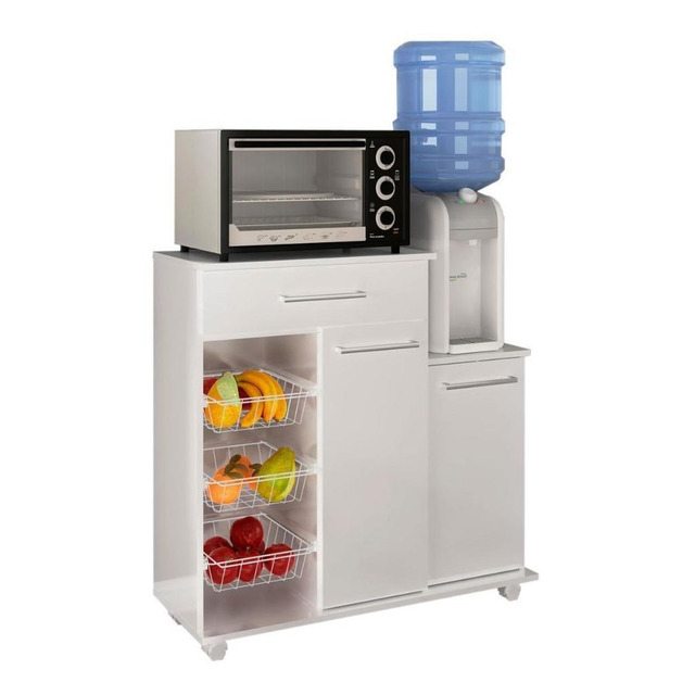 Balcao Cozinha Ditália Mf-185 Branco Cozy Balcao Cozinha Ditália Mf-185 Branco Cozy