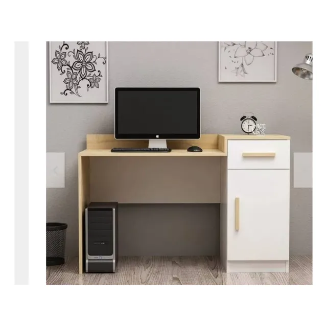 Escritorio Nacion Muebles Lyon Moderno Blanco