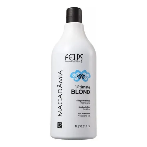 Felps Macadâmia Ultimate Blond Selagem Térmica 1 Litro