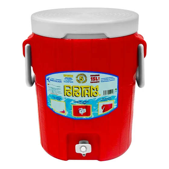 Termo Plástico Popotamo Decocar 15 Litros Con Dispensador 