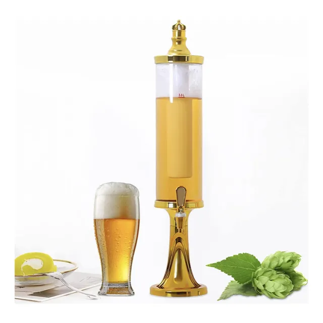 Torre Dispensador De Bebidas Cerveza Fiestas Eventos Luz Led