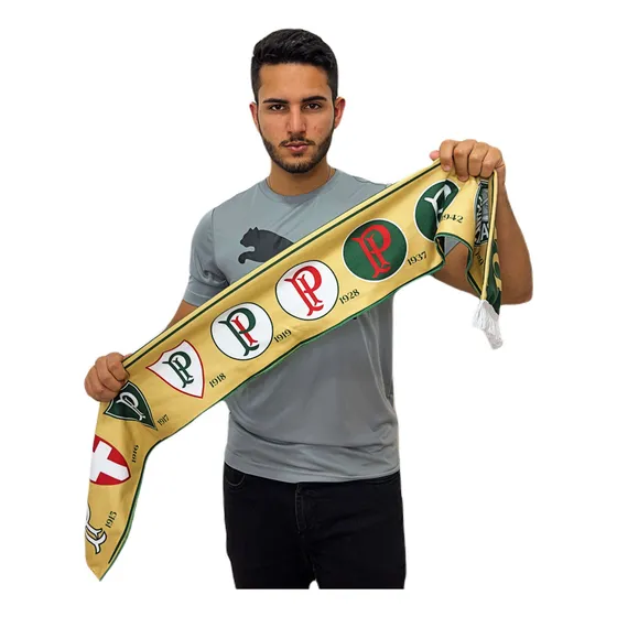 Cachecol Palmeiras Símbolos Desde 1914 Cor Verde/dourado Tamanho Único